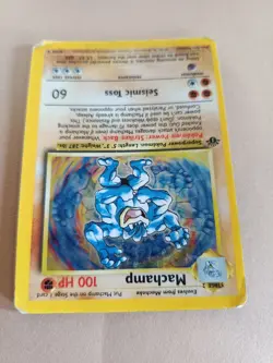 Pokemon TCG Machamp Holo 1st Edition Base Set 8/102 WOTC 1999 - MP/HP - Image 2