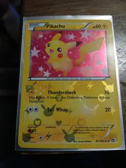 Pokemon Pikachu TCG RC7/RC25 Legendary Treasures Holo Card - Image 1
