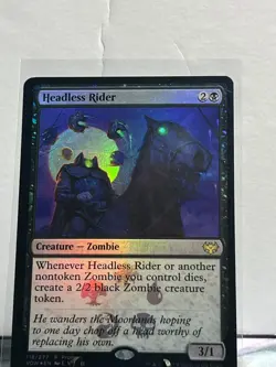 Headless Rider Foil (Innistrad: Crimson Vow) MTG near_mint Magic Card - Image 1