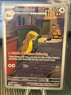 Gumshoos 153/132 Illustration Rare Pokemon Mega Evolution NM - Image 1