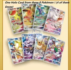 Pokemon TCG S-Chinese Nine Colors Gathering Eevee Card Display Frame Gift Box - Image 4