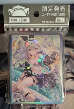 CCG/TCG Trading Card Foil Sleeves Honkai "Silver Wolf" 67X92mm(Standard) 60ct - Image 1