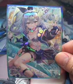 CCG/TCG Trading Card Foil Sleeves Honkai "Silver Wolf" 67X92mm(Standard) 60ct - Image 2