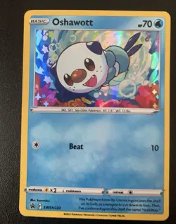 Oshawott SWSH222 Holo Black Star Promo Pokemon Card - Image 1