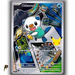 Pokemon First Partner Series 30th Anniversary Promo Oshawott 051 Holo Card NM - Image 1