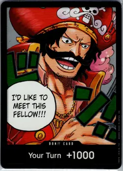 DON!! Card (Gol.D.Roger) English Carrying On His Will - One Piece Card - NM - Image 1