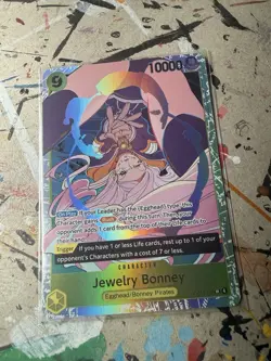 One Piece Game Jewelry Bonney OP13-108 SR Carrying On His Will Bandai Card - Image 1
