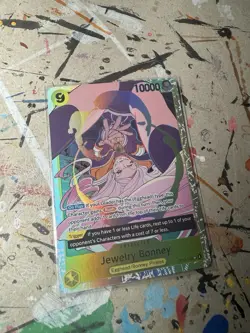 One Piece Game Jewelry Bonney OP13-108 SR Carrying On His Will Bandai Card - Image 2