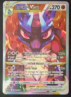 Pokemon SWSH Black Star Promos Lucario VSTAR #SWSH291 Crown Zenith - Image 1