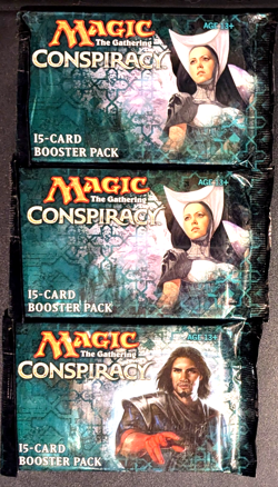 Magic the Gathering CONSPIRACY 3 Factory Sealed Booster Packs 15 Cards 2014 - Image 1