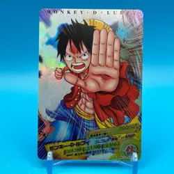 Luffy One Piece Holo AR Carddass Trading Card TCG Anime Bandai Japan #0301SR - Image 1