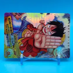 Luffy One Piece Holo AR Carddass Trading Card TCG Anime Bandai Japan #0301SR - Image 2