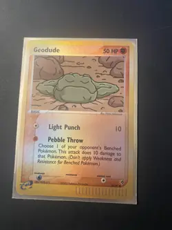 Pokemon Card Geodude 55/97 EX Dragon Reverse Holo 107💎NM💎 - Image 1
