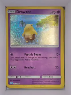 Pokemon TCG Drowzee 011/034 Trading Card Game Classic (CL) Holo Near Mint - Image 1