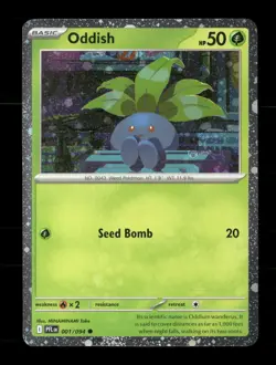 Oddish (Cosmos Holo) 001/094 Holo Miscellaneous Cards & Products NM/M Pokemon - Image 1