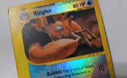 Kingler 050/165 Pokemon Expedition Base Set Reverse Holo E-Reader card 2002 - LP - Image 4
