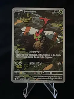 Yanma 183/182 Destined Rivals Holo Illustration Rare Pokemon Card NM - Image 1