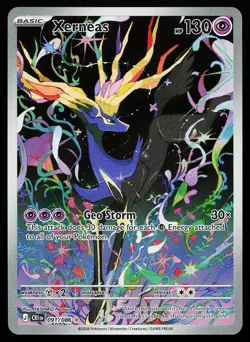 Xerneas 091/086 Holo Illustration Rare Chaos Rising Pokemon Card - Image 1