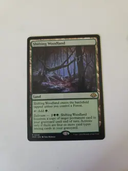 MTG Magic the Gathering Shifting Woodland Card Modern Horizons 3 - Image 1