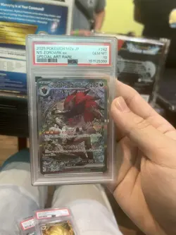 PSA 10 N's Zoroark ex SAR 242/193 M2a MEGA Dream ex Pokemon Card Japanese MEGA - Image 1