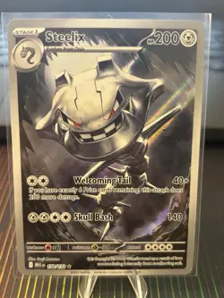 Steelix 150/132 Illustration Rare Pokemon Mega Evolution English NM - Image 1