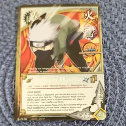 Bandai Kakashi Hatake PR 052 Ninja Card Shonen Jump Championship Naruto CCG 2007 - Image 1