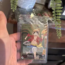 Carte One Piece TCG – Monkey D. Luffy OP13-001 – Musee Grevin Paris Exclusive Pr - Image 1