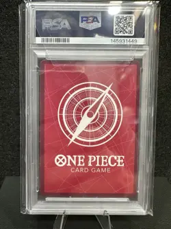 2025 One Piece Starter Deck ST21-001 Monkey D. Luffy Blk/Wht Alt Art PSA 9 - Image 2