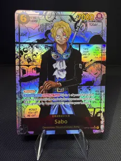 Sabo OP13-120 Manga Alternate Art Carrying On His Will One Piece English NM - Image 1