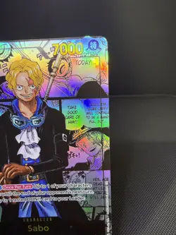 Sabo OP13-120 Manga Alternate Art Carrying On His Will One Piece English NM - Image 2