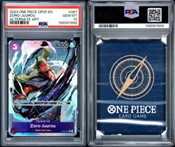 ONE PIECE Zoro-Juurou OP05-067 Awakening of the New Era ALT ART PSA 10 GEM MT - Image 2