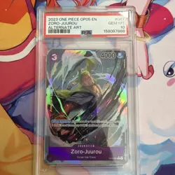 ONE PIECE Zoro-Juurou OP05-067 Awakening of the New Era ALT ART PSA 10 GEM MT - Image 4