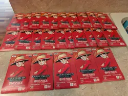 One Piece Bandai OP 13 Carrying On His Will 25 Sleeved booster Pack Lot Sealed - Image 1