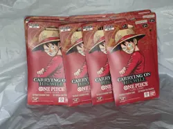 One Piece TCG: Carrying On His Will Sleeved Booster OP-13 English - Lot Of 10 - Image 1
