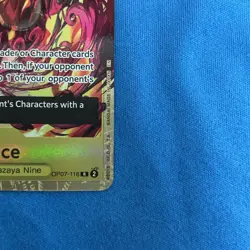 Blaze Slice One Piece TCG OP07-116 Best Selection Vol. 5 English Alt Promo - Image 4