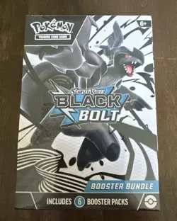 Pokemon TCG Scarlet Violet Black Bolt Booster Bundle New Sealed - Image 1