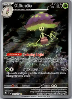 SHIINOTIC 194/191 ILLUSTRATION RARE SURGING SPARKS POKEMON NM - Image 1