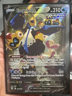 Empoleon V - 146/163 - Pokemon Battle Styles Sword & Shield Alternate Art NM - Image 1