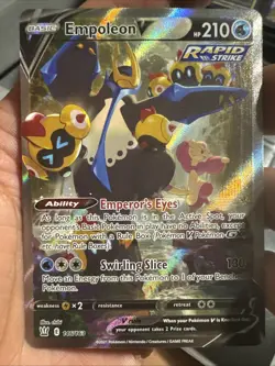 Empoleon V - 146/163 - Pokemon Battle Styles Sword & Shield Alternate Art NM - Image 2