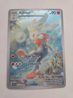 Pokemon TCG - Raboot 147/142 Illustration Rare - SV Stellar Crown - NM - Image 1