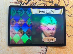 Wizards Harry Potter TCG Draco Malfoy 2/116 Holo Unique Base Set 2001 Pack Fresh - Image 1