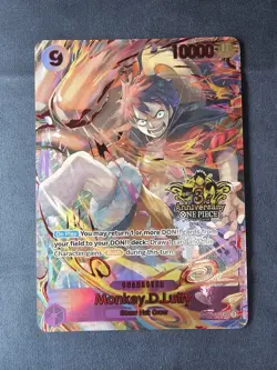 One Piece TCG Monkey.D.Luffy OP09-119 Japanese 3rd Anniversary English ✅ - Image 1