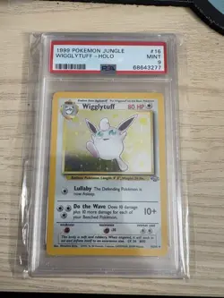 1999 Pokemon Jungle #16 Wigglytuff-Holo PSA 9 - Image 1