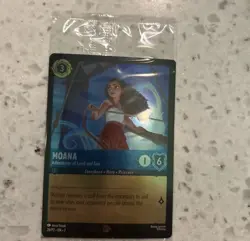 Disney Lorcana MOANA 2 PROMO SEALED “IN HAND” 26/P2 CINEMARK - Image 1