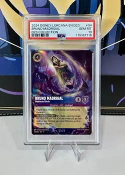 Disney Lorcana Bruno Madrigal Undetected Uncle 04/D23 D23 Collection PSA 10 GM - Image 1