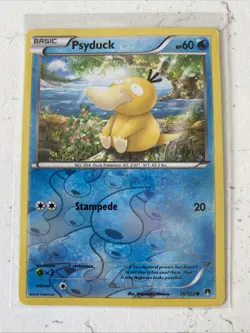Pokemon TCG Psyduck Breakpoint 16/122 Reverse Holo Common Card - Image 1