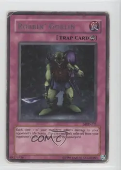 Robbin' Goblin (R) Unlimited YuGiOh Metal aiders #MRD-135 2002 READ - Image 1