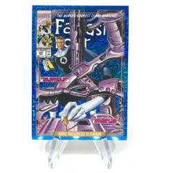 Marvel Card Mr. Fantastic Blue Traxx 54-V Fleer Upper Deck Masterpieces [NM] - Image 1