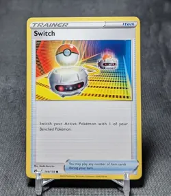 Switch Regular Common Trainer Item 2023 Crown Zenith Pokemon TCG Card 144/159 - Image 1