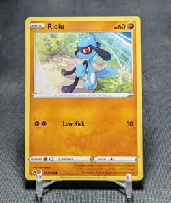 Riolu Regular Common Fighting 2023 Crown Zenith Pokemon TCG Card 071/159 - Image 1